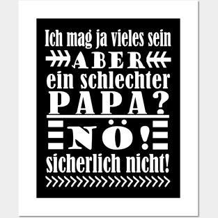 Vatertag Papa Vater lustiger Geschenk Spruch Posters and Art